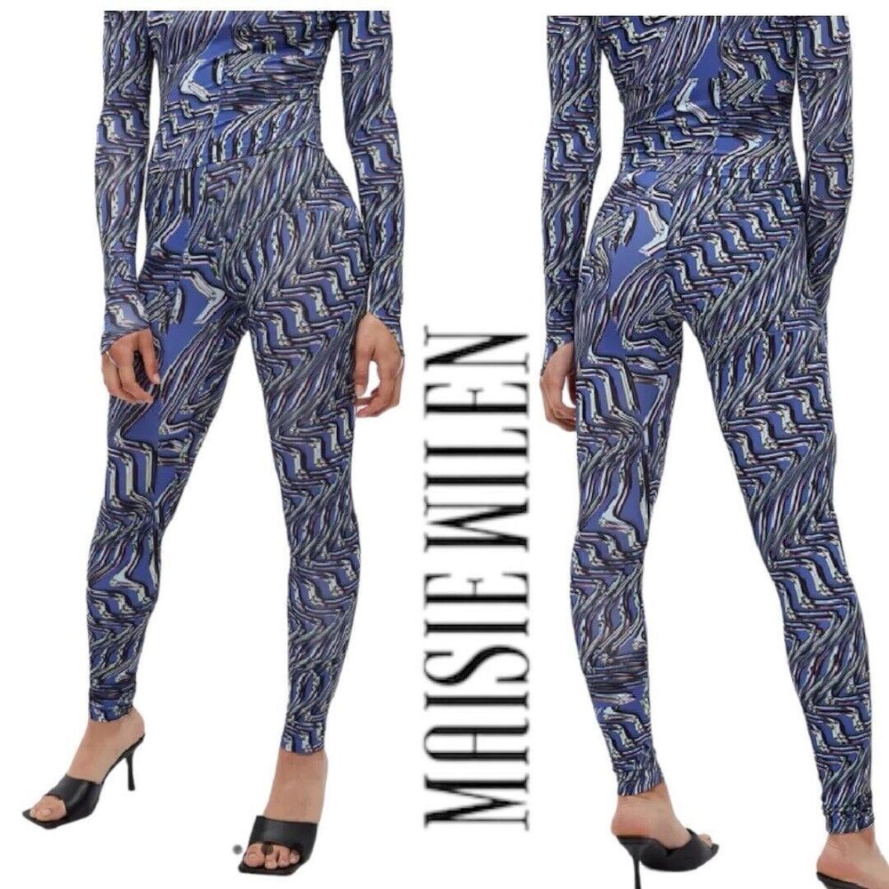 Maisie Wilen Body Shop Legging in Chromatic Purple Size XS NWT